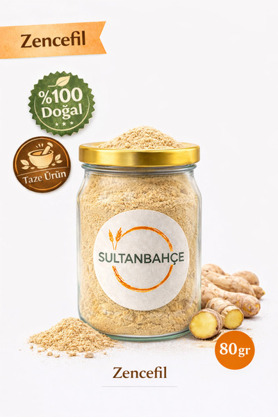 sultanbahçe Zencefil Toz 80 gr | Doğal Öğütülmüş Zencefil – Katkısız Baharat ...