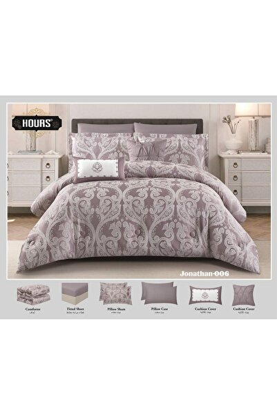 HOURS Royal Summer Jacquard Double Bedspread, 8 Pieces