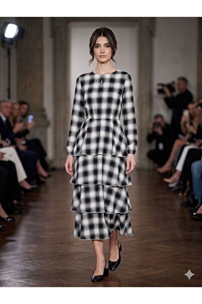 Pyramid masterpieces Elegant layered women's dress