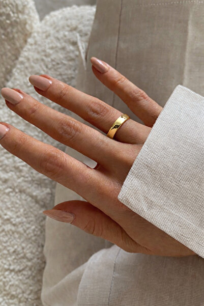 NB STEELORA Women's Gold Color Steel Ring