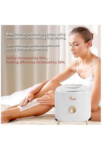 beauty links جهاز تسخين الشمع الاحترافي لإزالة شعر الجسم برو بلس