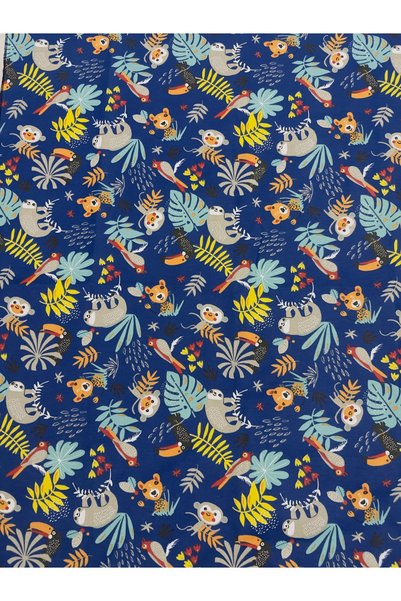 ADEN BEBEK AKSESUARLARI Children and Baby Liquid-Proof Food Cover, Table Cloth, Feeding Cover Duck Fabric 90X90 cm