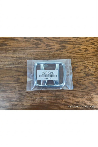 ATİK GARAJ Honda Civic 1.6 Ies 1998-2000 Compatible Trunk Logo with 3m Tape