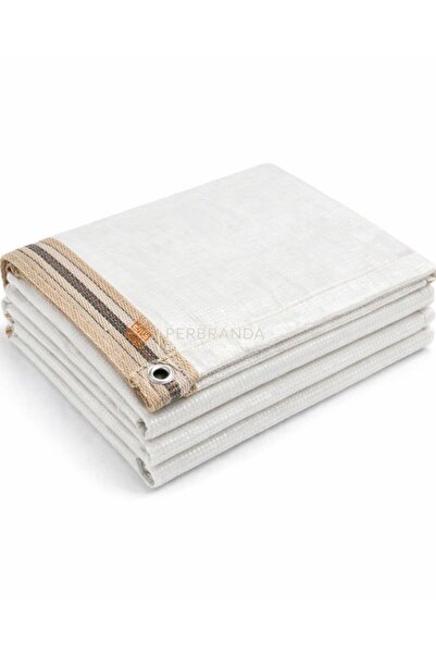 PERBRANDA ÇADIR BRANDASİ 5 X 6 KOLON TAKVİYELİ 150gr/m2 BEYAZ RENK