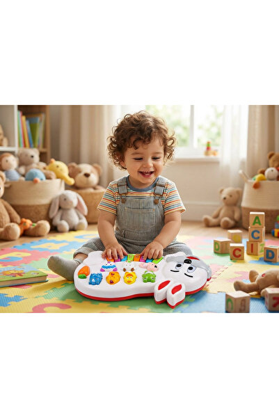 CARTOON بيانو ارنب موسيقي تفاعلي