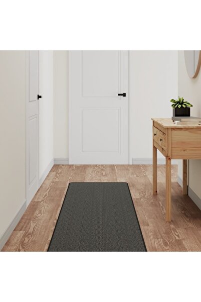 Concept Covor traversă aspect sisal, antracit, 50x200 cm