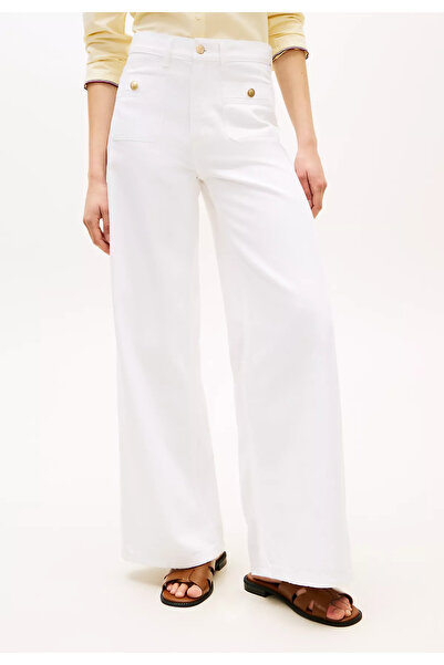 Tommy Hilfiger Women's Crew Neck Long Sleeve Letter Pattern Cotton Pack White...