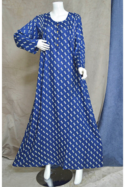 Zainah Comfort Fit Daily Wear Jallabiya Maxi Dress / Kaftan | Round Neck Long...