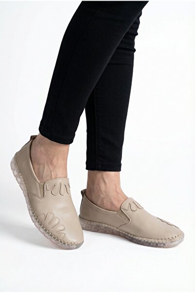 RAVZADERİ Margarita Women's Slip-Ons Transparent Sole Orthopedic Shoes