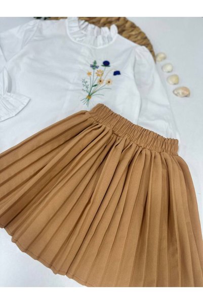 vera kids Stylish Children's Suit with Skirt and Shirt