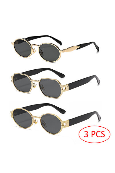 Choice 3PCS 3 Black Combination Frame Shopping Party Couple Sun Glasses Women...