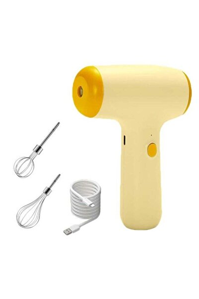 Arabest خلاط يدوي كهربائي بخمس سرعات، مضرب لاسلكي قابل لإعادة الشحن عبر منفذ ...