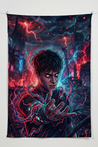 Charmbi Tapiserie de perete Stranger Things – Tapiserie de perete supradimens...