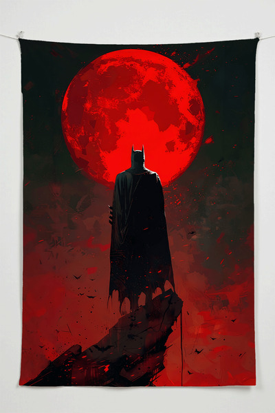 Charmbi Batman zidna tapiserija – Velika zidna tapiserija Tepih komad, dekor ...