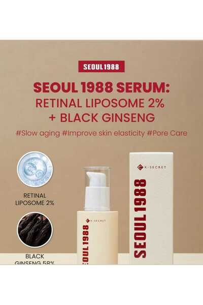 KSECRET SEOUL 1988 Serum : Retinal Liposome 2% + Black Ginseng 30 ml