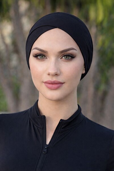 Maison La Femme Women's Hijab Swimming Cap for Pool & Sea E Stretchy Cap