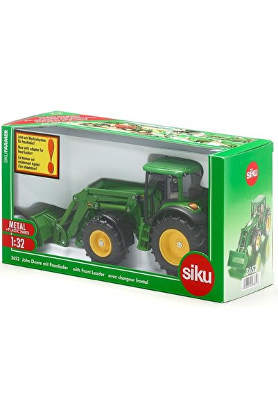 Siku John Deere 1:32 cu încărcător frontal (313-3652)