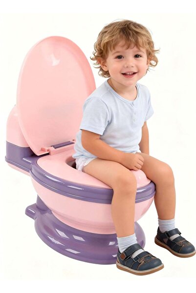 Arabest مرحاض تدريبي مزود بوسادة من البولي يوريثان، ومقعد واقعي، وحوض قابل لل...