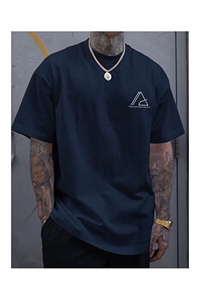 ZEMLİYA Unisex "Think Outside the Box" Printed T-Shirt -Modern Style