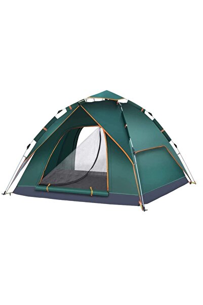 Arabest خيمة تخييم منبثقة تتسع لأربعة أشخاص، مقاومة للماء، سهلة التركيب التلق...