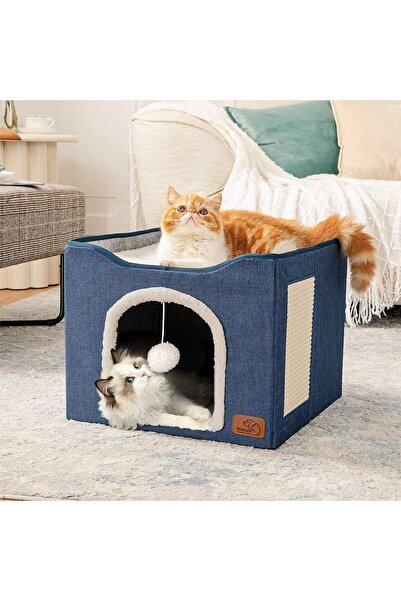 BESTONE لوح خدش من الجوت قابل للطي مزدوج من مافي إيكيلي، مناسب لجميع الفصول