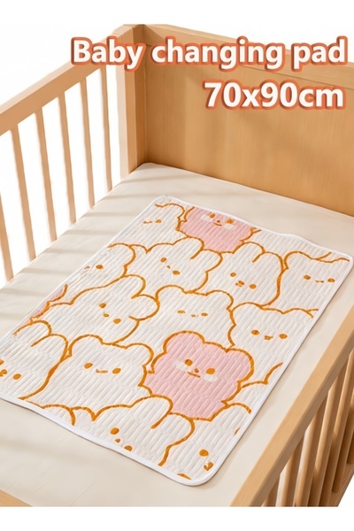 Generic 70x90cm Baby Waterproof Bed Pad Bed Wetting Pads Washable for Kids To...