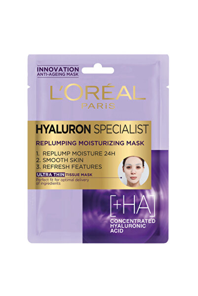 L'Oreal Paris Pachet Promo 3 x Masca Servetel Hyaluron Specialist Hidratanta ...