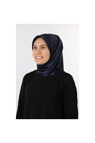 Aker Μπλε ναυτικό ίσιο μεταξωτό κασκόλ 7747758   - 321