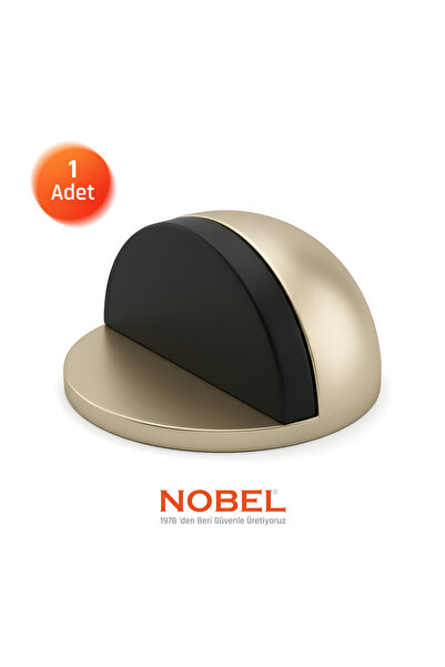 Nobel Yarımay Adhesive Door Stopper, Door Buffer, Metal Door Stop Stopper Hol...