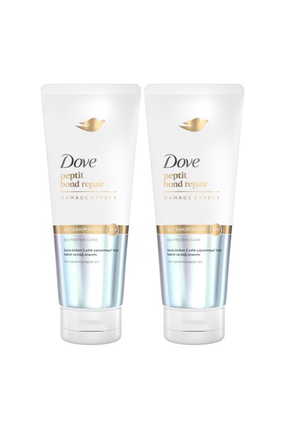 Dove Kurtarıcı Onarıcı Saç Bakım Kremi Peptit Bond Repair 250 ml x2