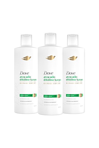 Dove Şampuan Avocado Dökülme Karşıtı 375 ml x3