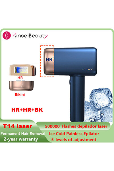 KINSEI BEAUTY T14 Laser Hair Removal Device Ice Cooling IPL Epilator Automati...