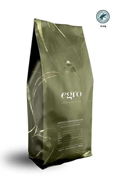 EGRO Mexico, Chiapas Organic I 100% Arabica I Freshly Roasted Coffee Beans 1 Kg.