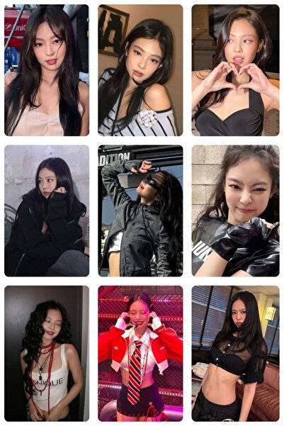 animeandyourworld BLACKPİNK JENNİE ROSE JİSOO LİSA 1 ADET FOTOKART PVC KAPLI ...