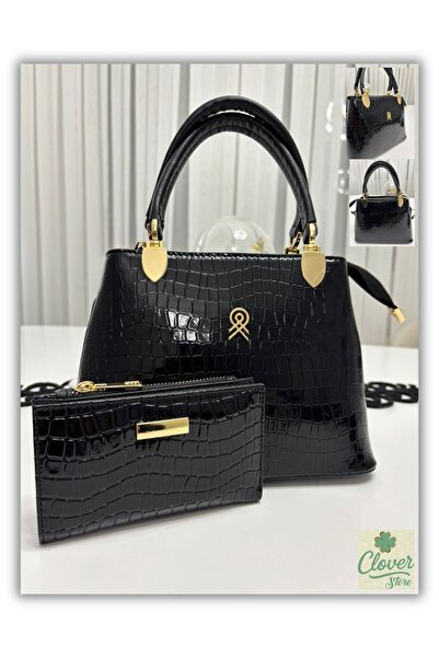 Store Şık El ve Omuz Çantası Cüzdan Takım