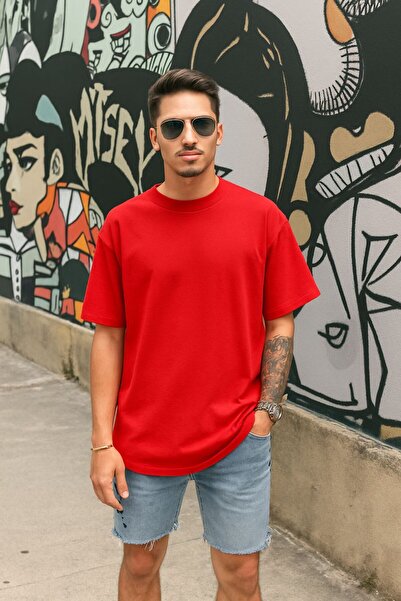 BENROMA Plain Oversized Unisex T-Shirt Yb6