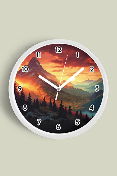 JHAAR Αφηρημένο - Μποέμ - Φύση - Μοντέρνο ρολόι τοίχου με θέα στη θάλασσα - 2...