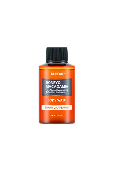 Kundal غسول الجسم النقي بالعسل والمكاديميا 100 مل - جريب فروت وردي
