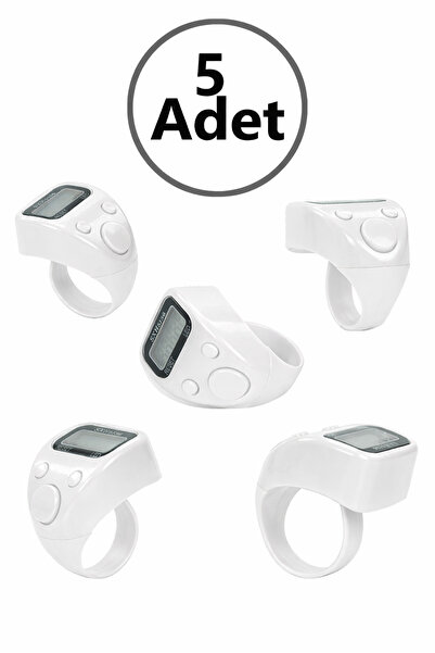 ihvan online 5 Pieces of Lighted Finger Zikirmatik Rings - Led Illuminated Di...