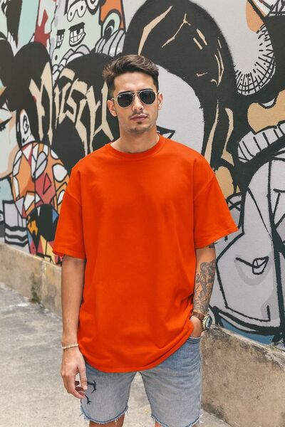 DM DOLCE MORE Plain Oversized Unisex T-Shirt Yb6