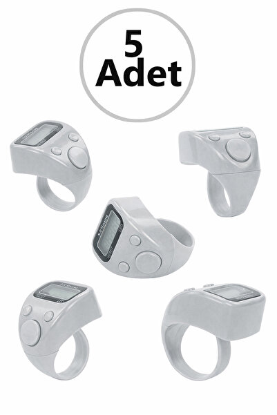 ihvan online 5 Pieces of Lighted Finger Zikirmatik Rings - Led Illuminated Di...