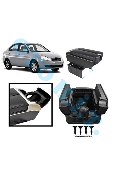 OTO H.İ.T. HYUNDAİ ACCENT ERA UYUMLU KOL DAYAMA KOLÇAK USB'Lİ BARDAKLIKLI ÇİF...