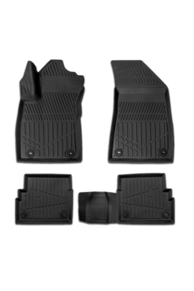 DELUXETUNING Set covorașe auto din cauciuc pentru MG ZS 2018-2023, formă de t...