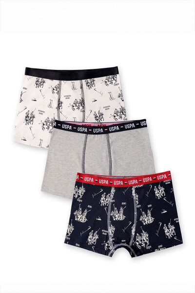 U.S. Polo Assn. Dečački 3-dijelni set bokserice US2250