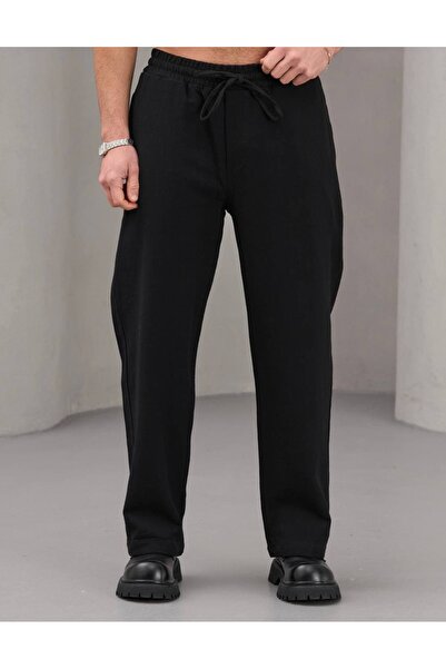 Yeblin بنطلون أسود كيندي كتان