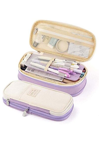 Arabest Large Capacity Pencil Case, Zippered Pencil Case, Stationery Organize...