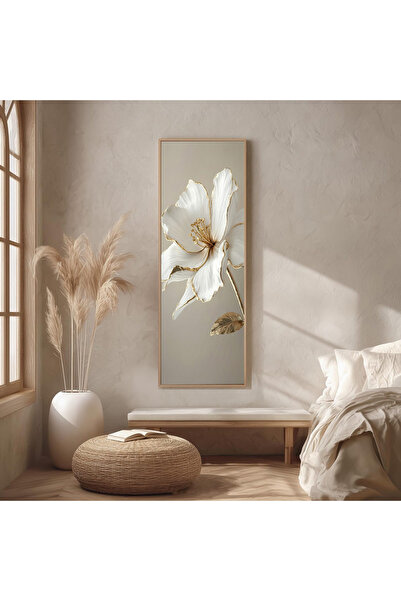 Dekorsiahome Ahşap Çerçeveli Panoramik Oturma Odası Salon Tablosu UZ0460