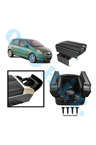 OTO H.İ.T. OPEL CORSA D UYUMLU KOL DAYAMA KOLÇAK USB'Lİ BARDAKLIKLI ÇİFT AÇIL...