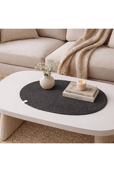 ÖRGÜM Husă rotundă pentru măsuță de cafea în stil boem 45x45 cm