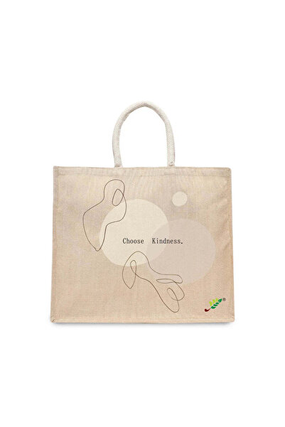 BYFT Tote Bag - Choose Kindness Printed Stylish Carry-All Cotton Tote Set of 01